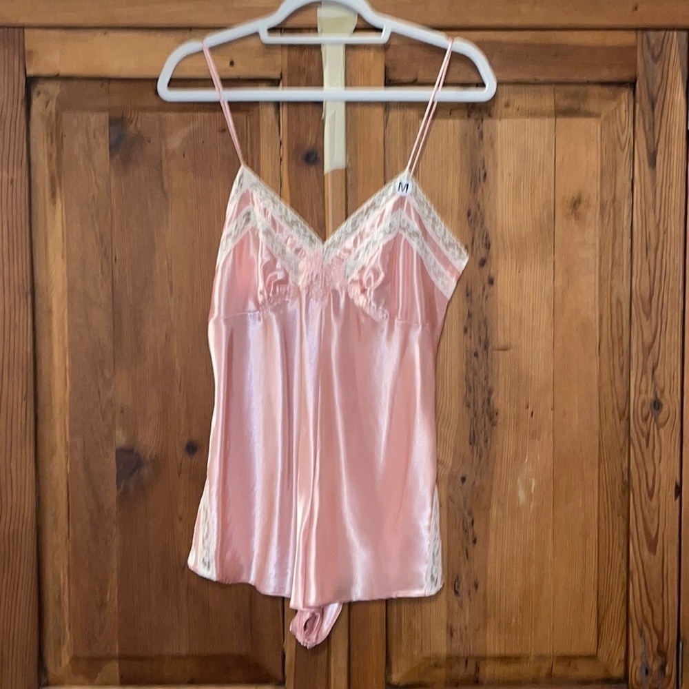 Victoria Secret Pink & Lace Romper Sz. MD.